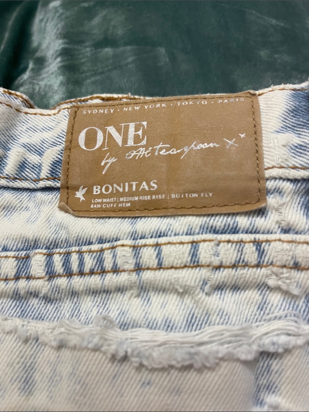 One by One Teaspoon Bonitas low waist  sz 24 - Picture 3 of 11